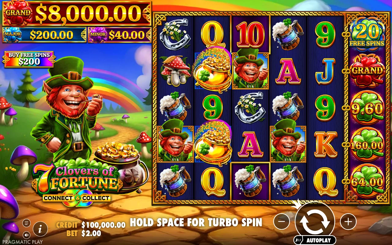 The base game — 7 Clovers of Fortune
