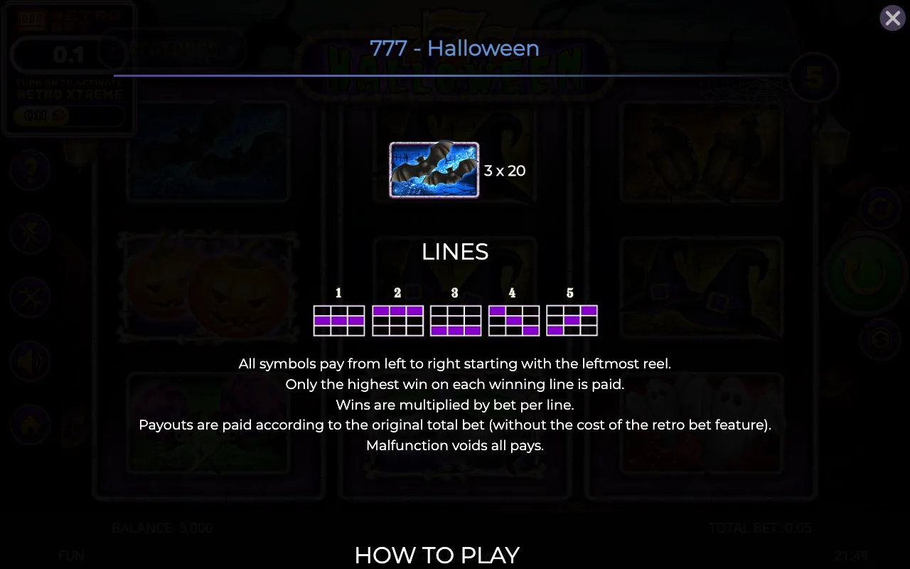 Lines — 777 Halloween