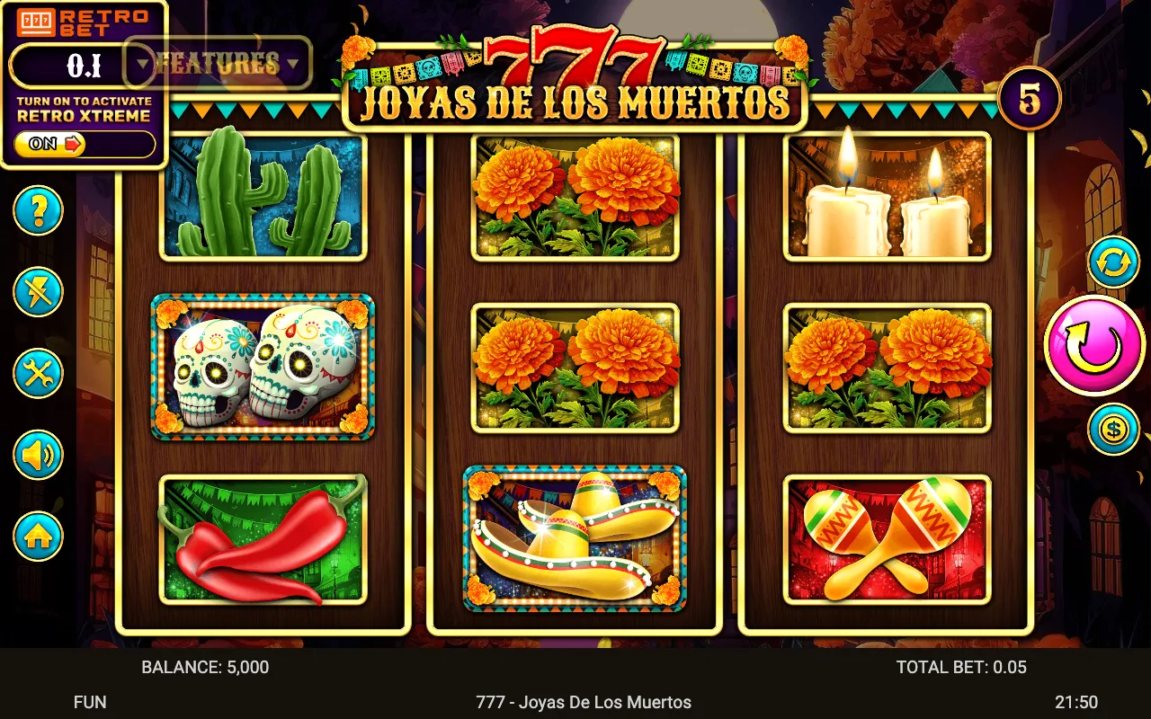 The base game — 777 Joyas de Los Muertos