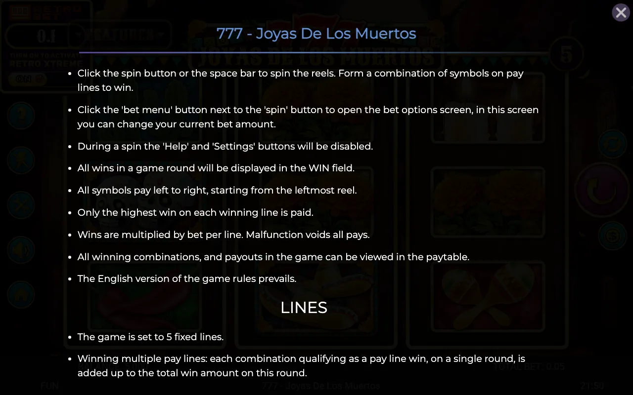 Game rules, page 4 — 777 Joyas de Los Muertos