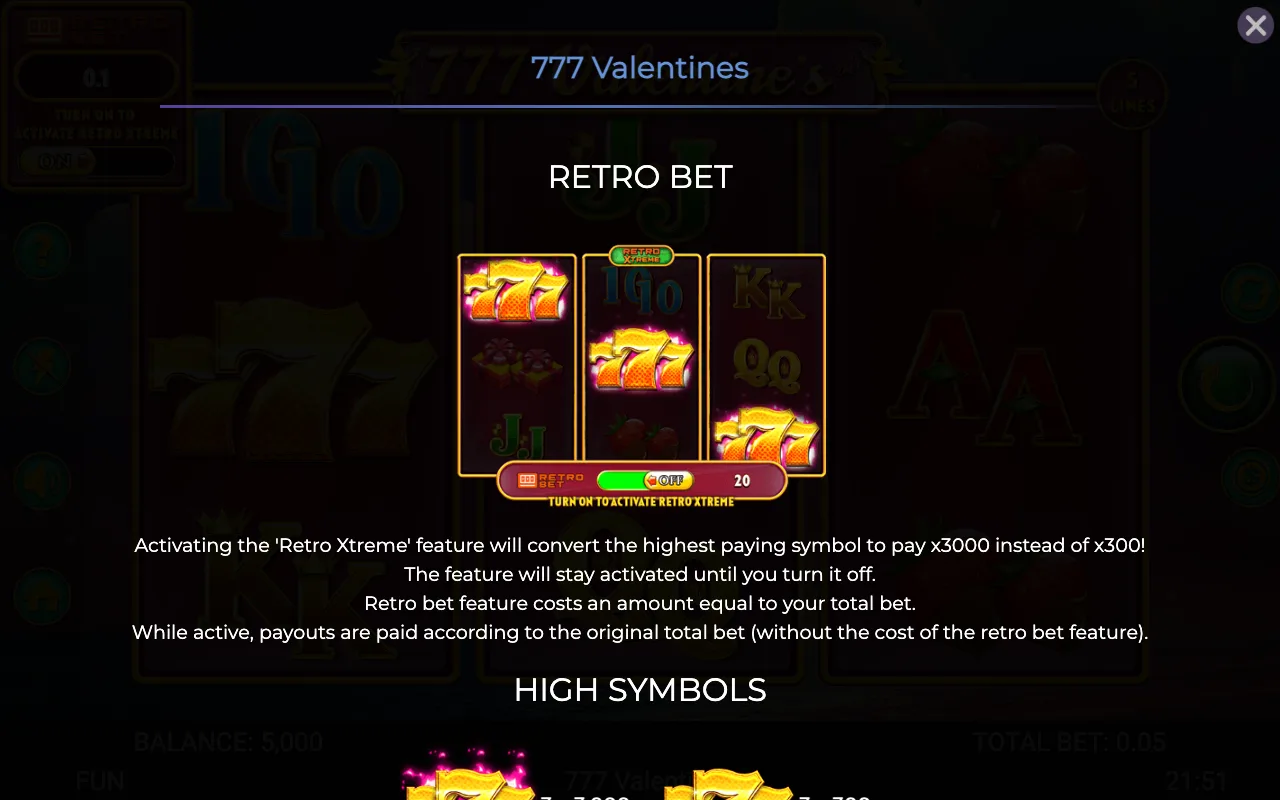 Game rules, page 1 — 777 Valentines