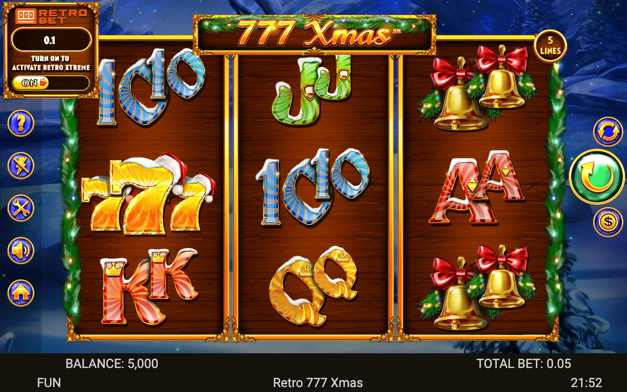 The base game — 777 Xmas