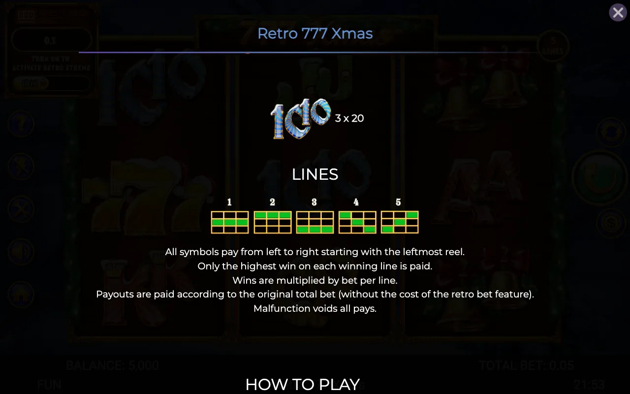 Lines — 777 Xmas