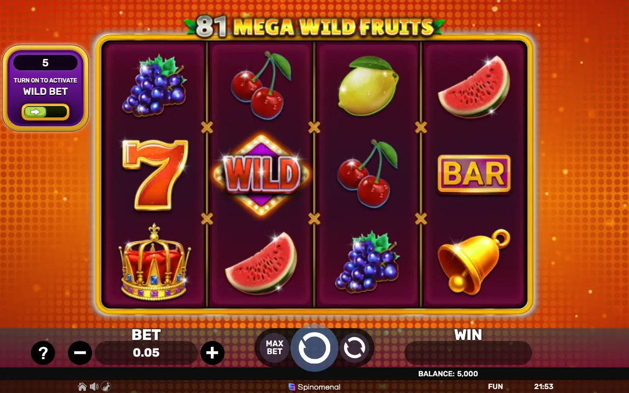 The base game — 81 Mega Wild Fruits