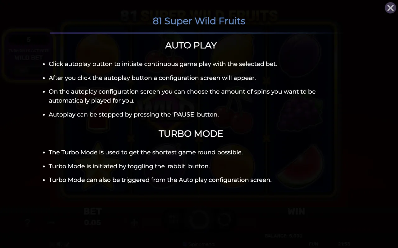 Game rules, page 7 — 81 Super Wild Fruits
