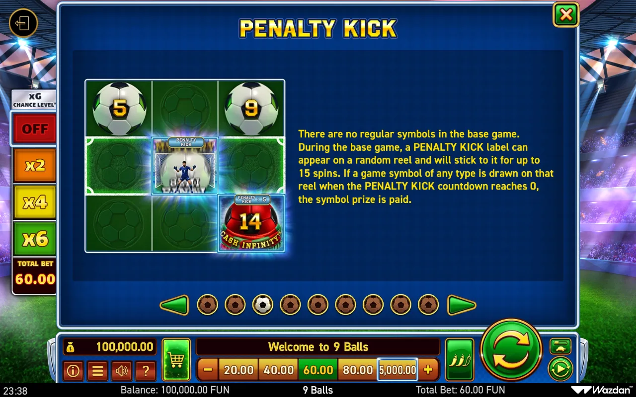 Game rules, page 3 — 9 Balls