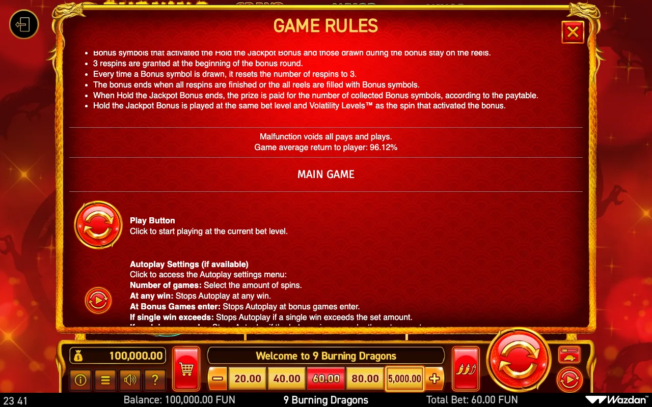 Game rules, page 7 — 9 Burning Dragons