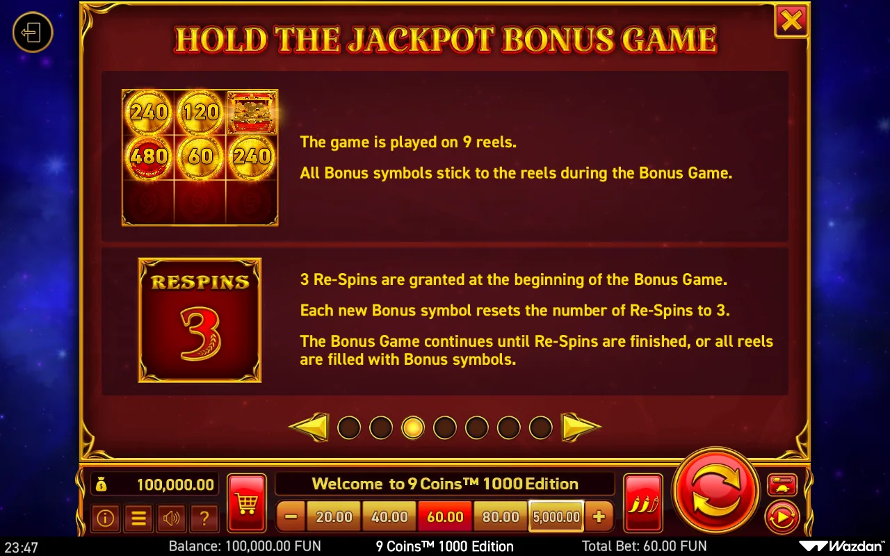 Game rules, page 3 — 9 Coins 1000 Edition