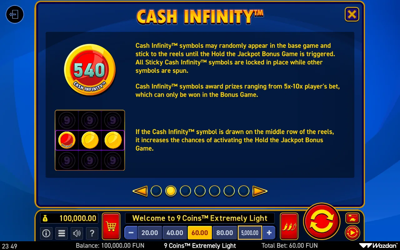 Game rules, page 2 — 9 Coins Extremely Light