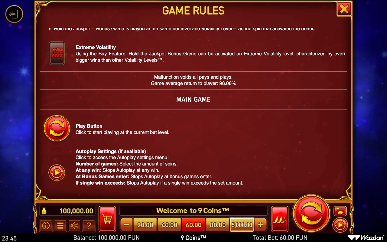 Game rules, page 10 — 9 Coins
