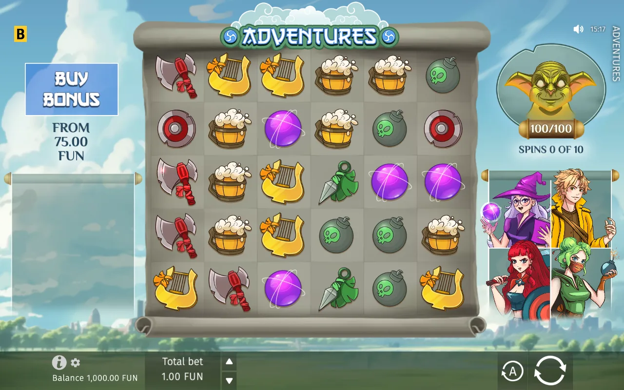The base game — Adventures