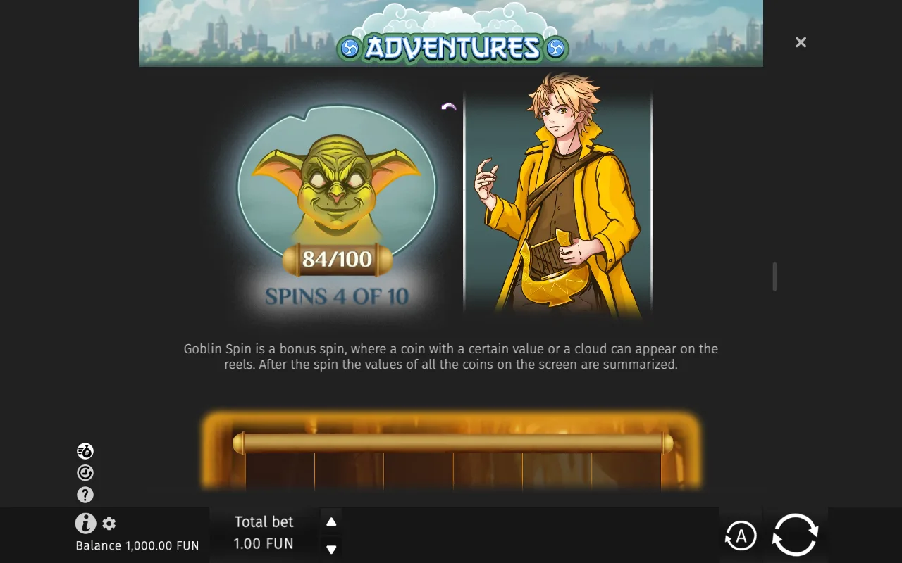 Game rules, page 4 — Adventures