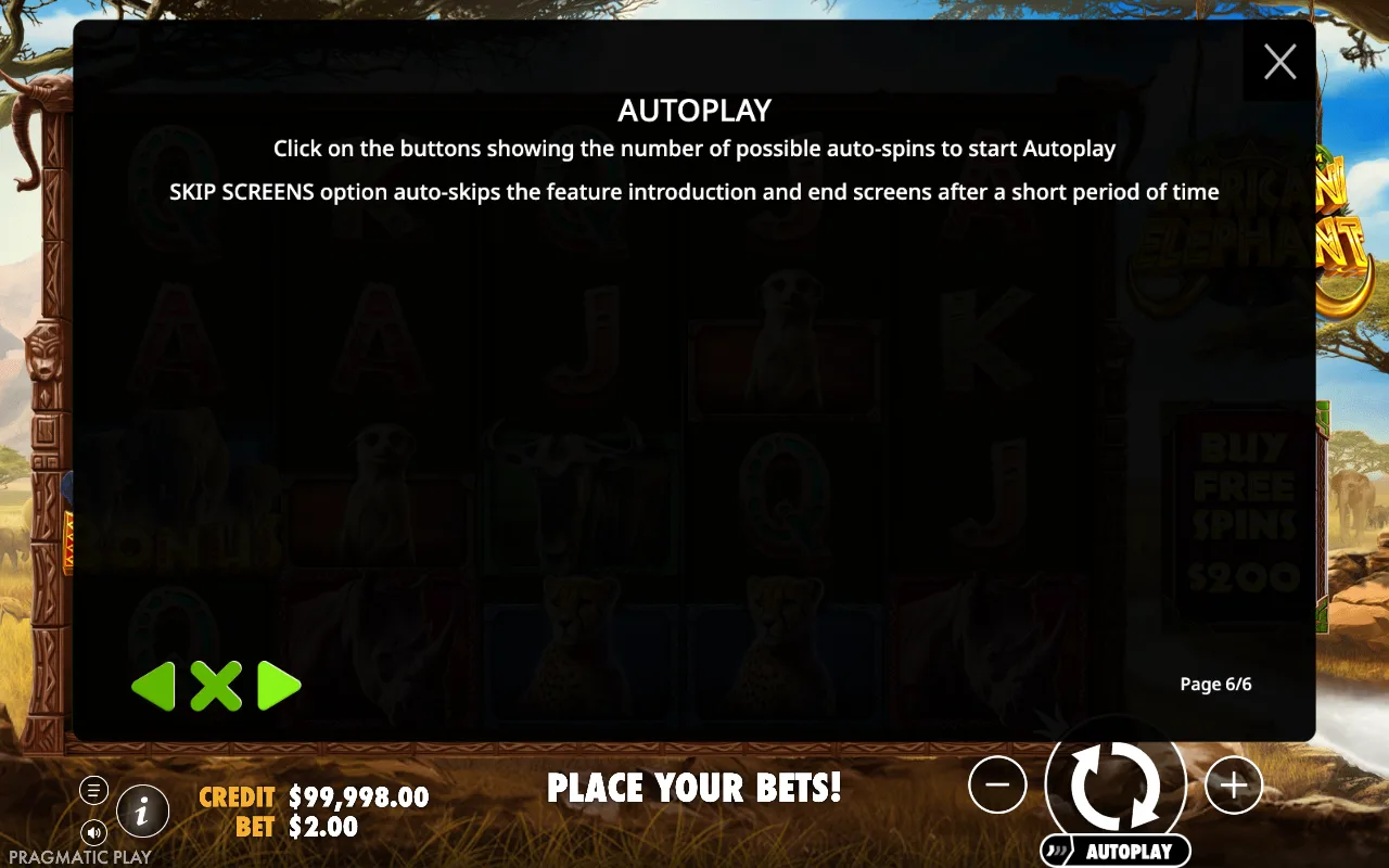 Autoplay — African Elephant