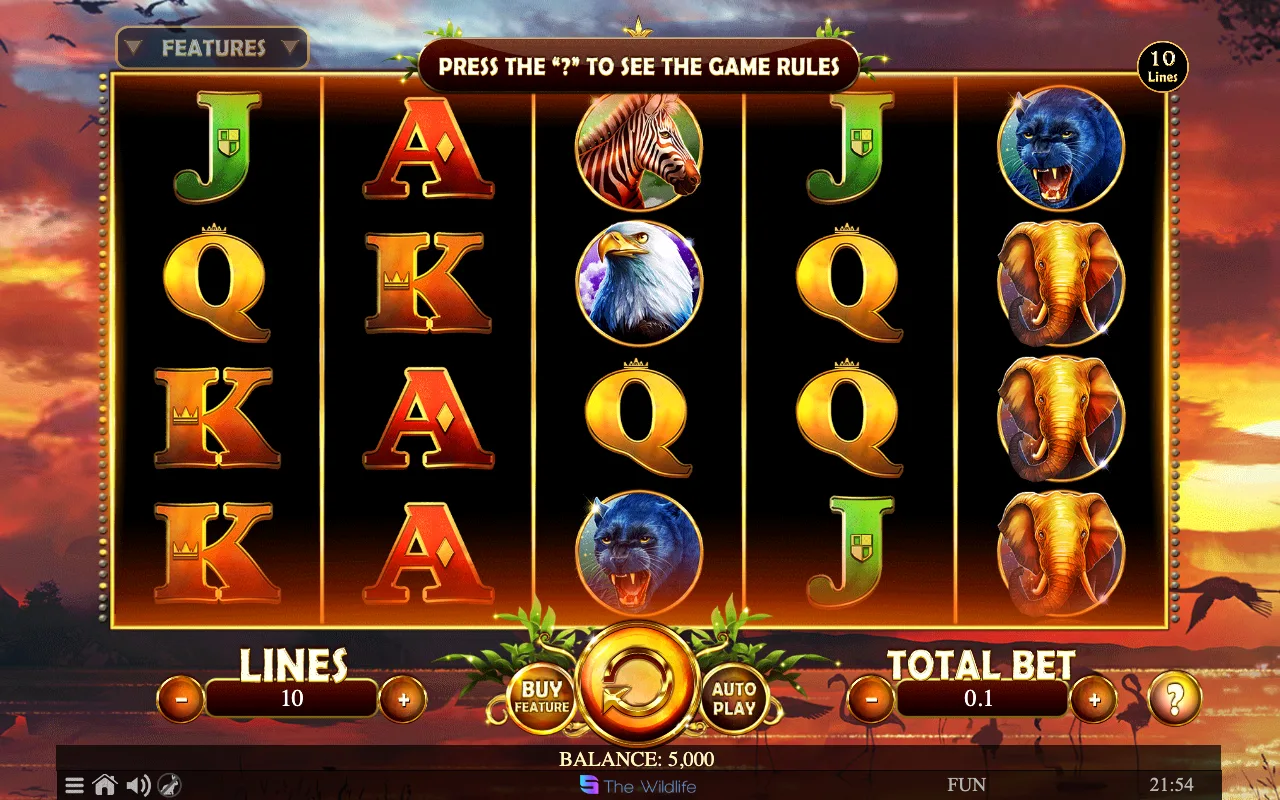 The base game — African Fortune