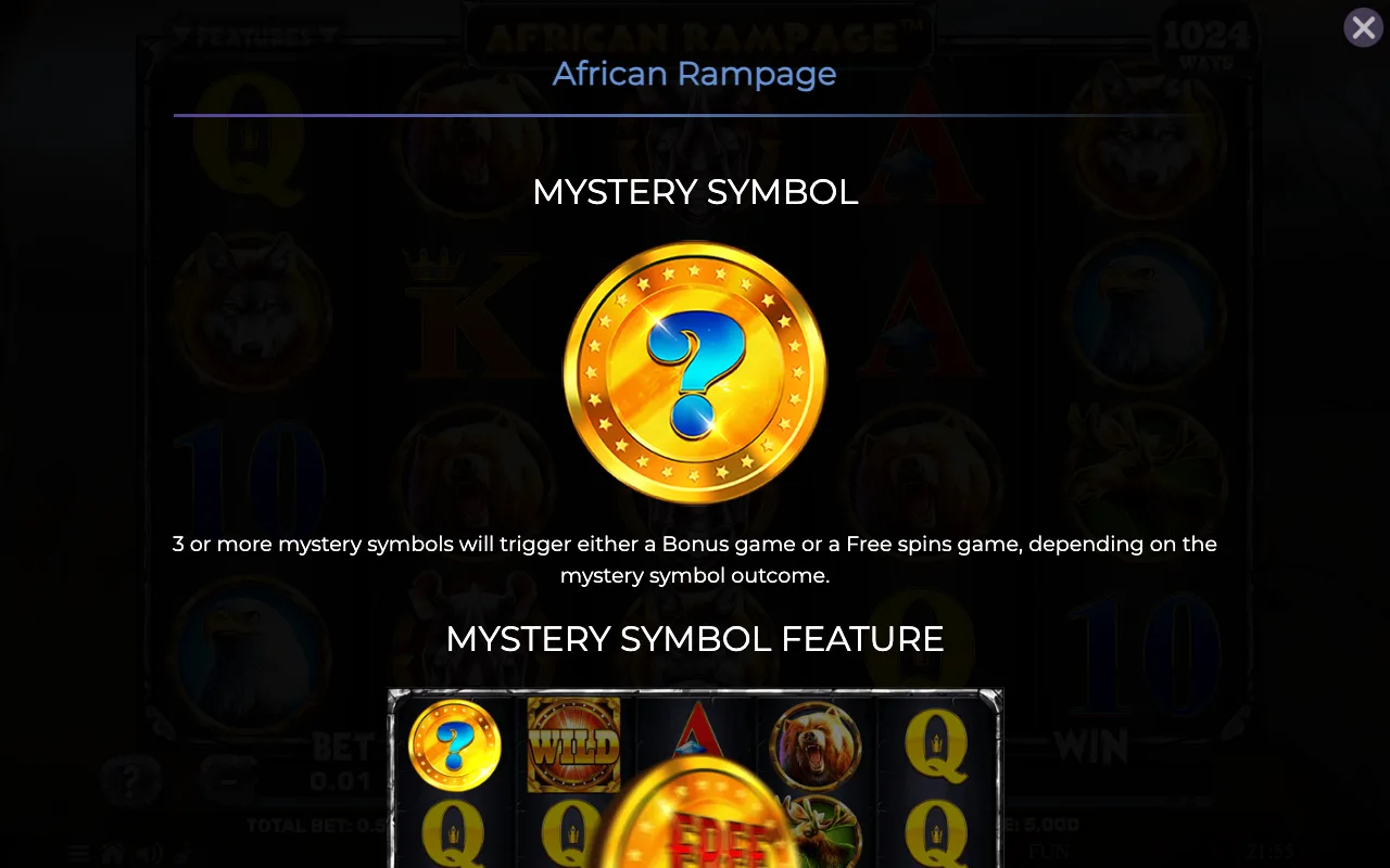 Game rules, page 1 — African Rampage