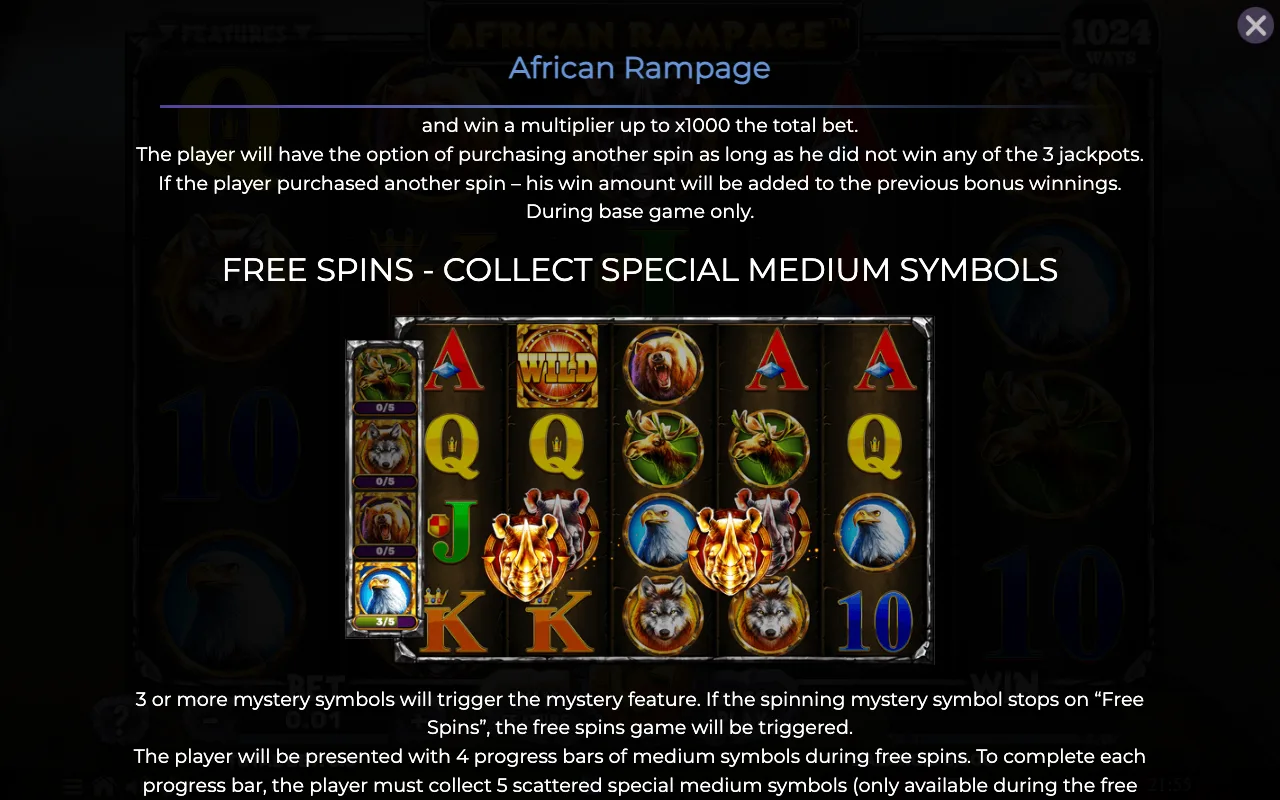 Game rules, page 3 — African Rampage