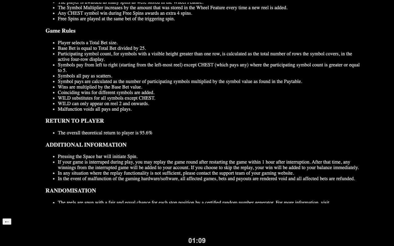 Spielregeln, Seite 4 — Age of Beasts Infinity Reels