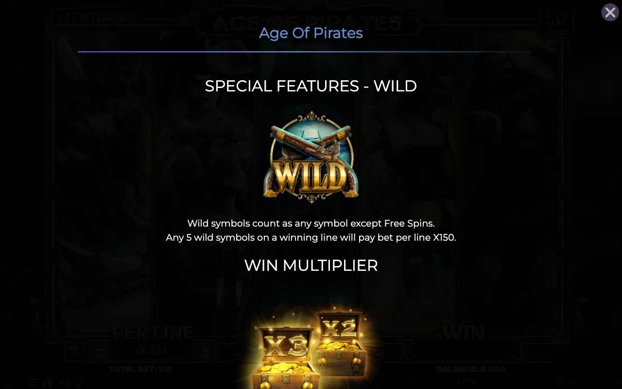 Special features - wild — Age of Pirates