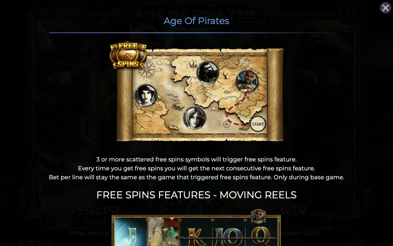 Game rules, page 2 — Age of Pirates