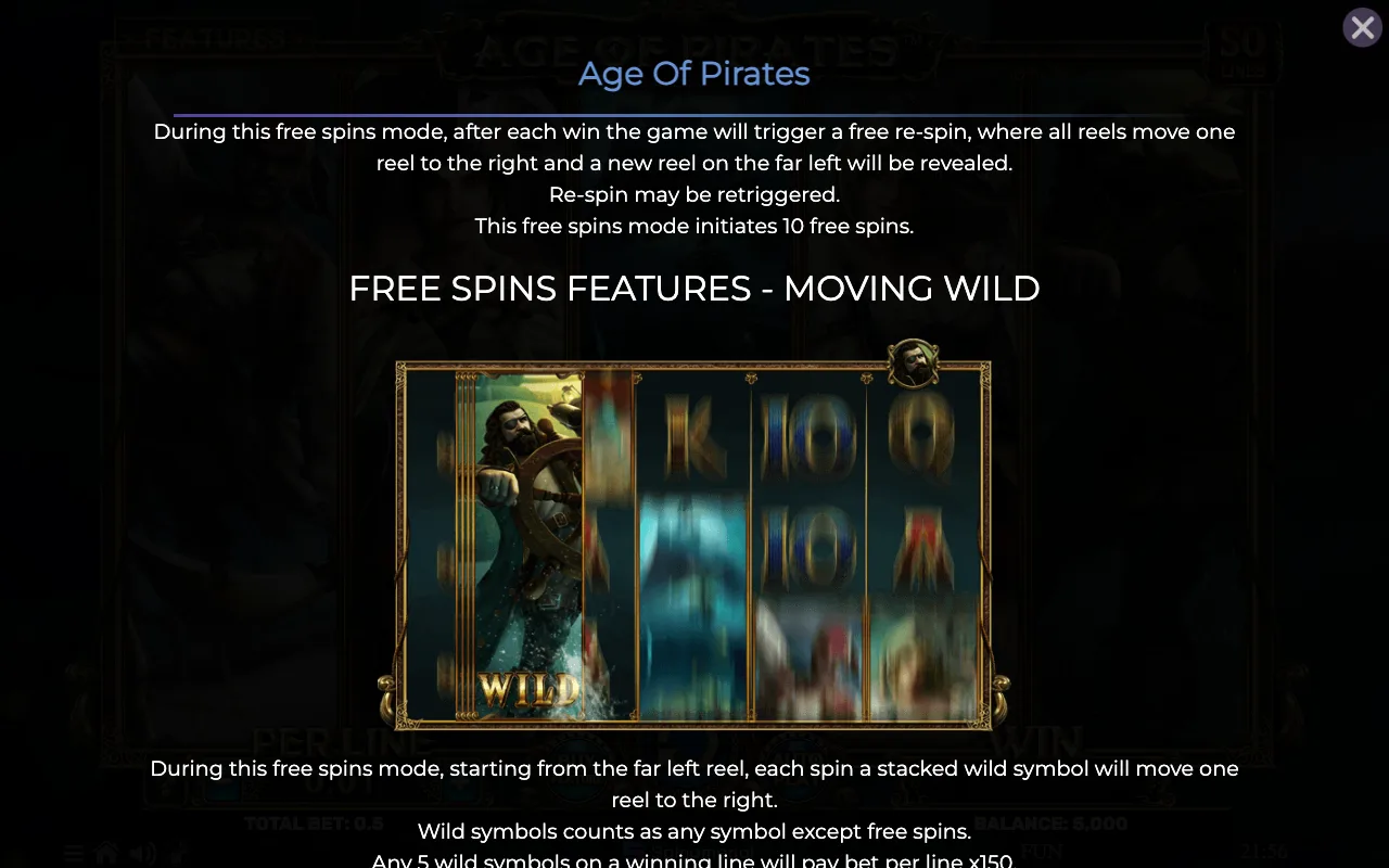 Game rules, page 3 — Age of Pirates