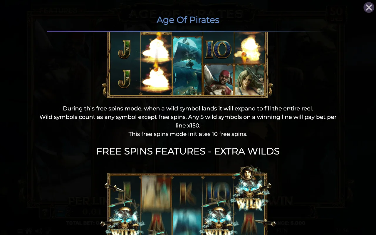 Game rules, page 4 — Age of Pirates