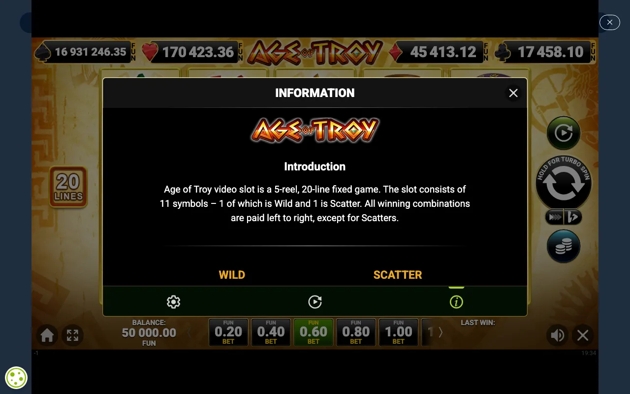 Game rules, page 1 — Age of Troy
