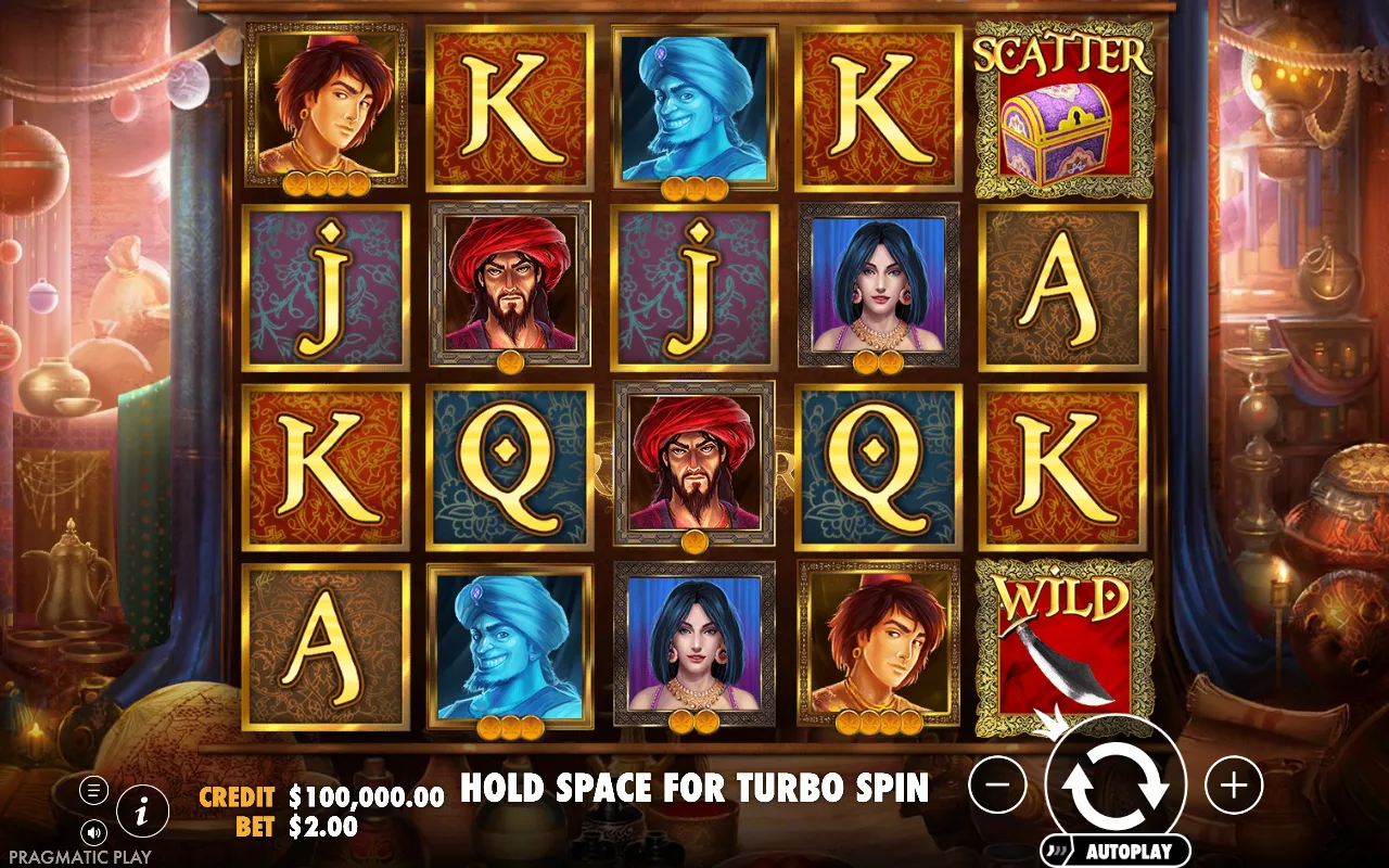 Buying the feature — Aladdin's Treasure
