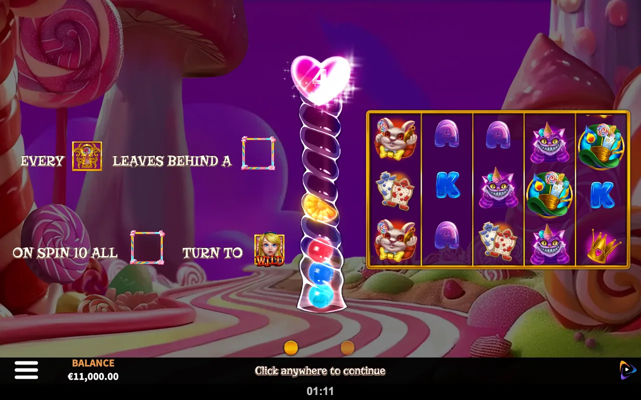 Das Basisspiel — Alice in Lollyland