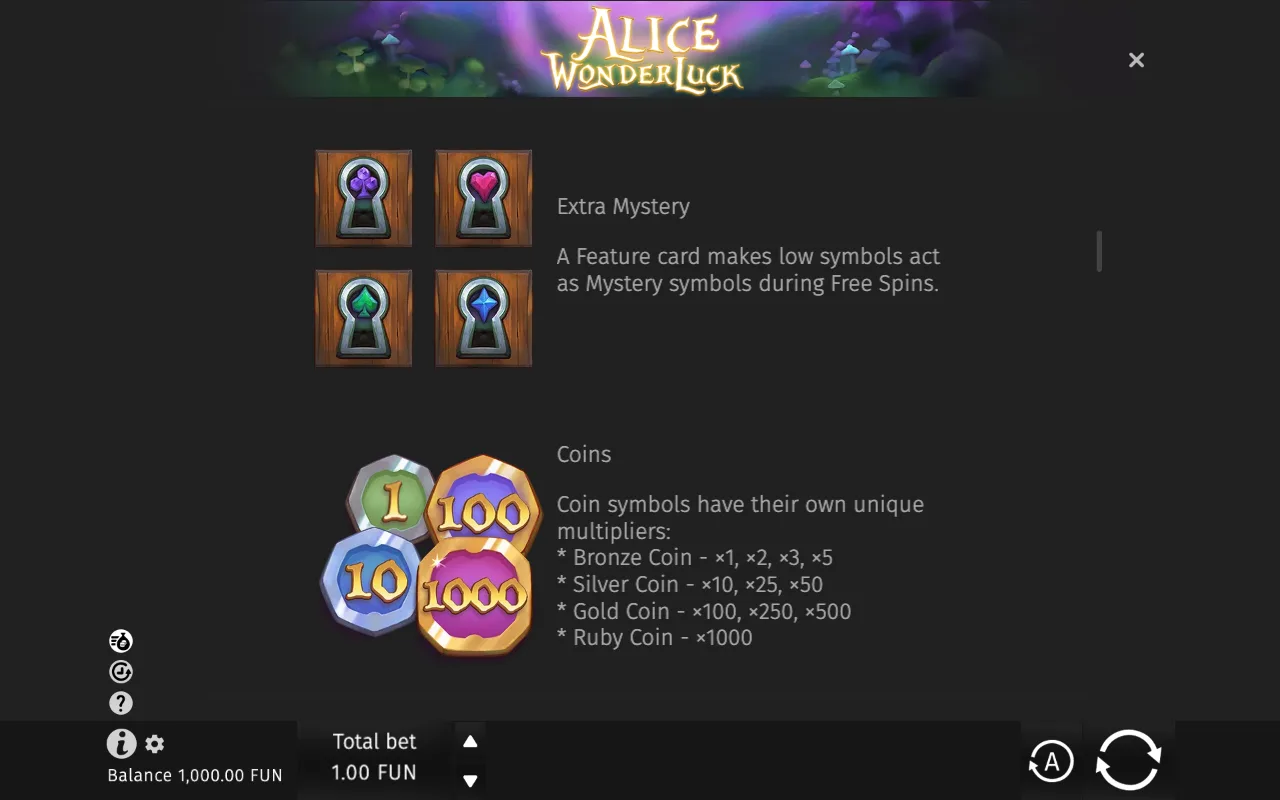 Game rules, page 5 — Alice WonderLuck