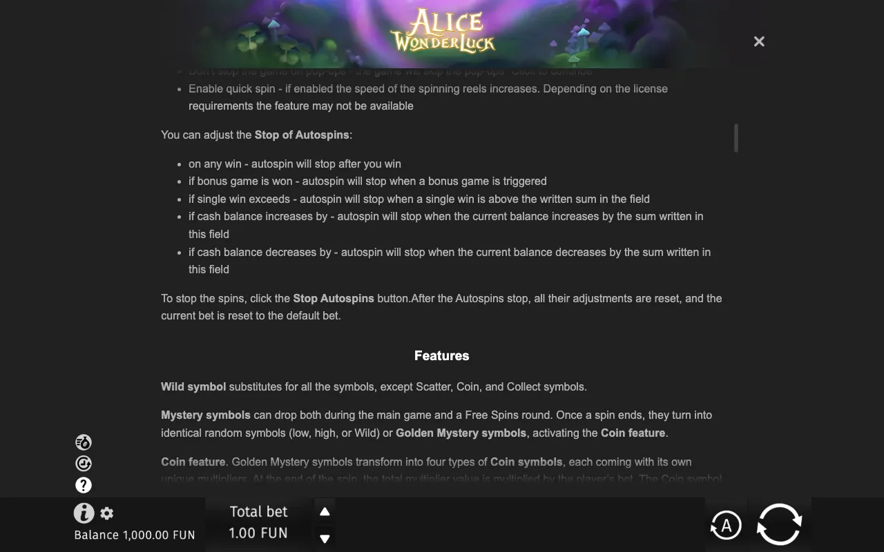 Game rules, page 7 — Alice WonderLuck
