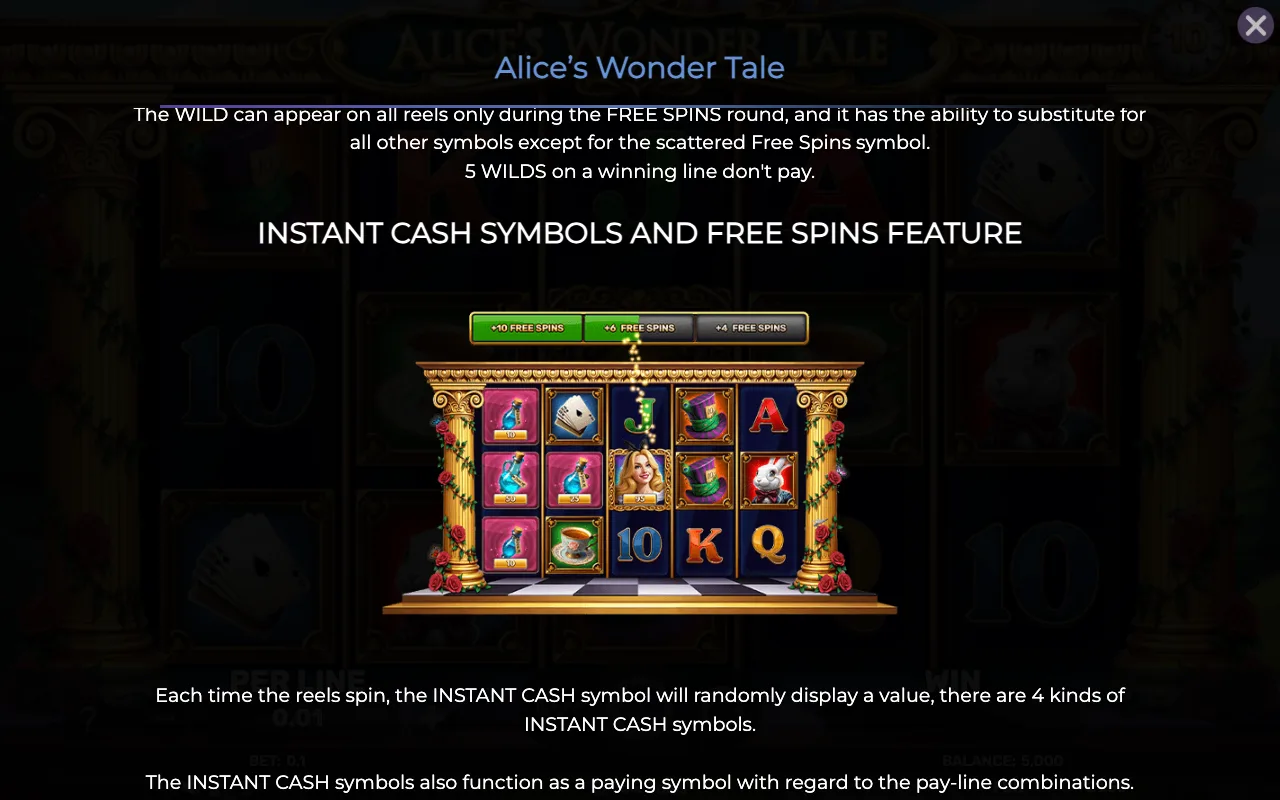 Game rules, page 2 — Alices Wonder Tale