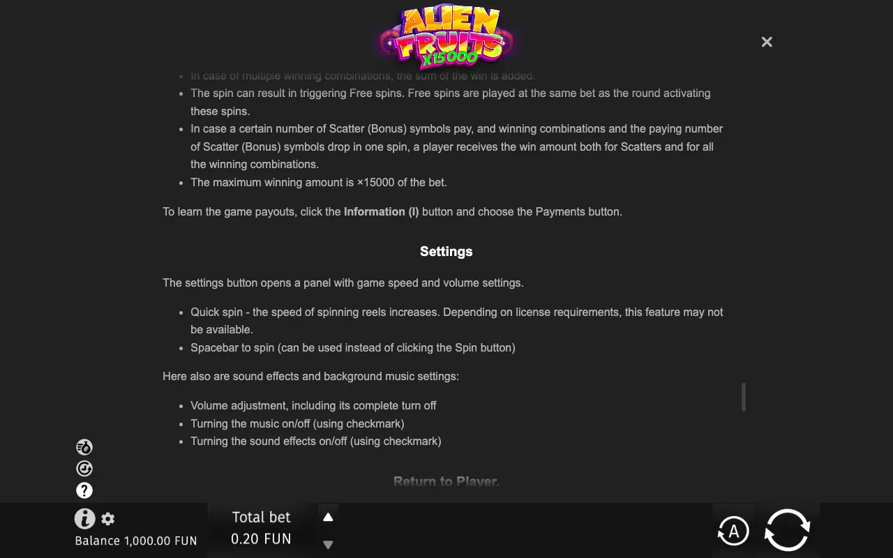 Game rules, page 8 — Alien Fruits