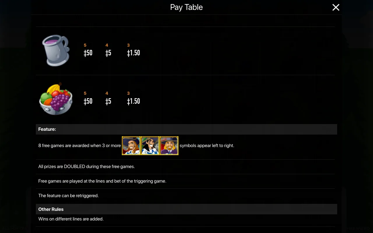 Spielregeln, Seite 5 — All For One
