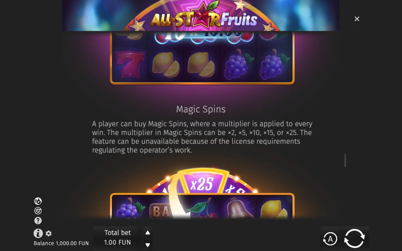 Game rules, page 4 — All-Star Fruits
