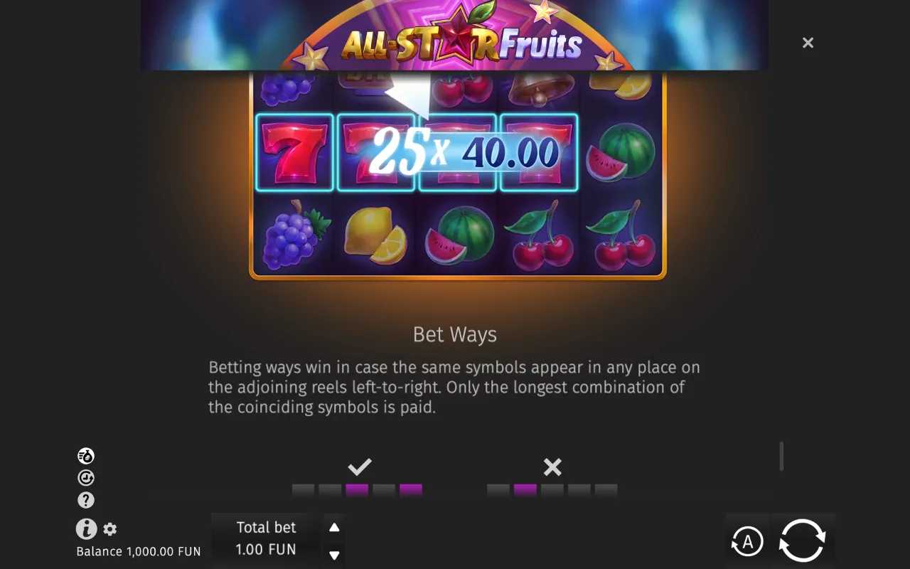 Game rules, page 5 — All-Star Fruits
