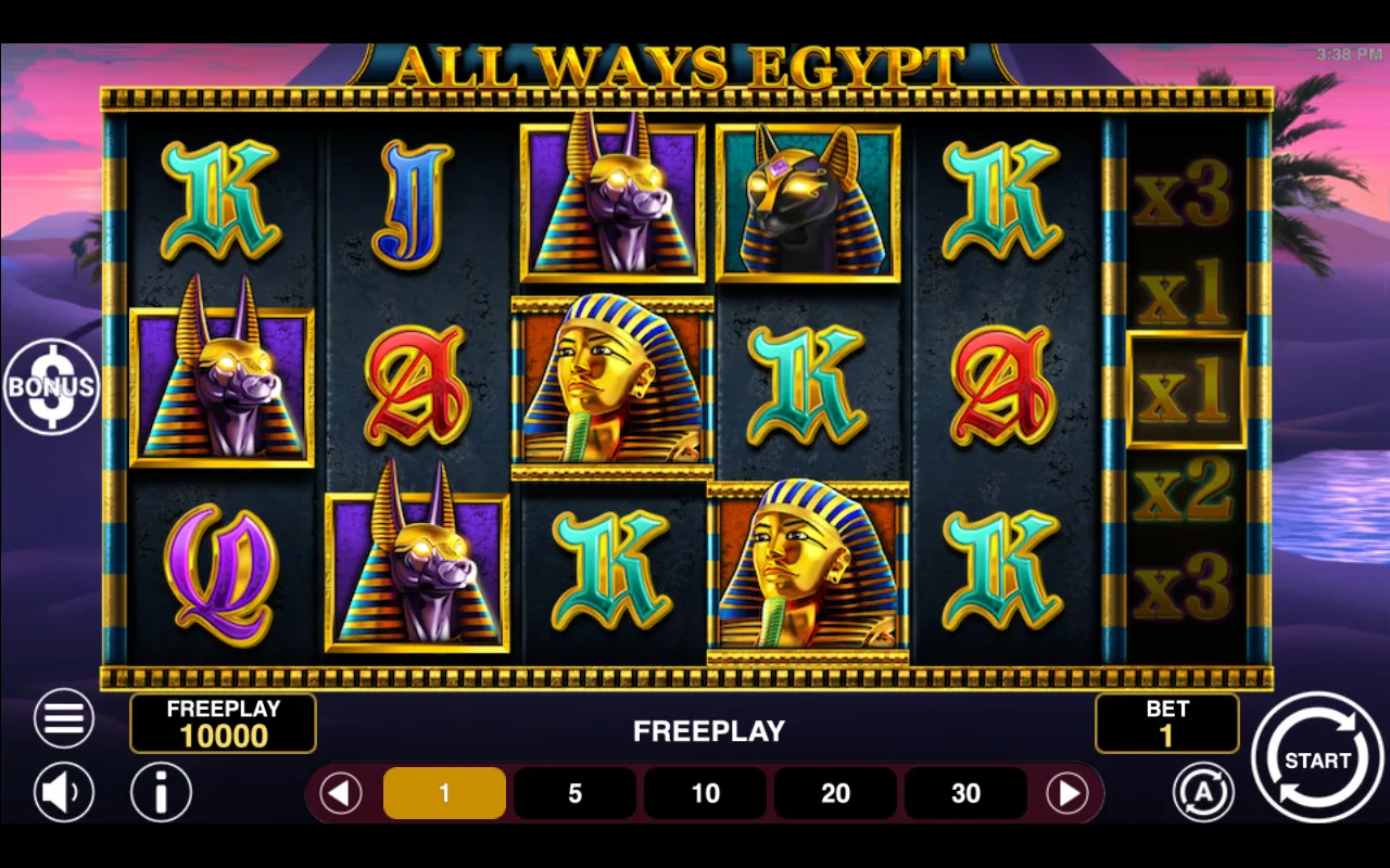 The base game — All Ways Egypt