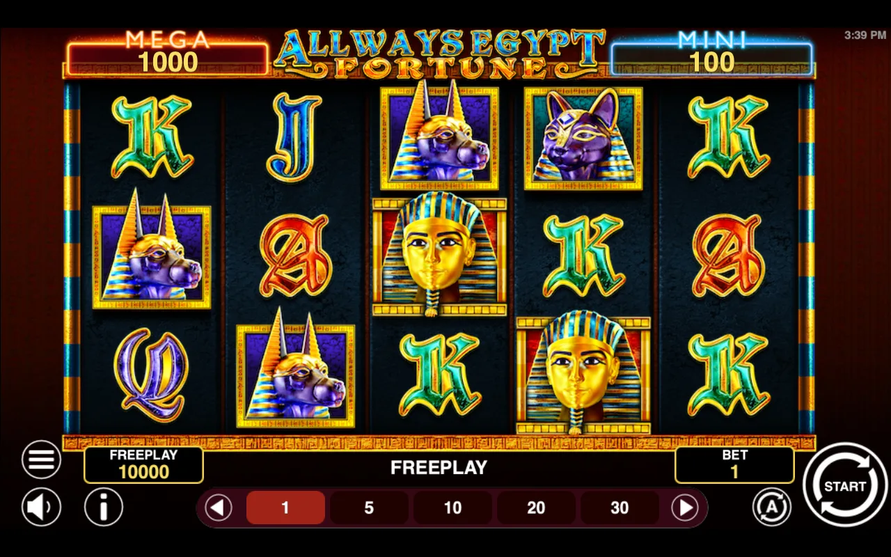The base game — Allways Egypt Fortune