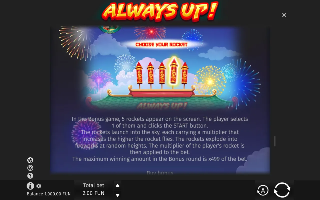 Game rules, page 4 — Always Up