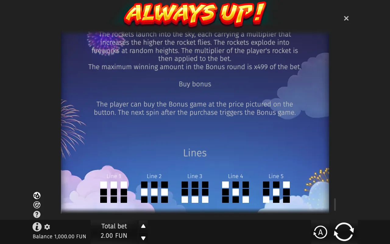 Game rules, page 5 — Always Up