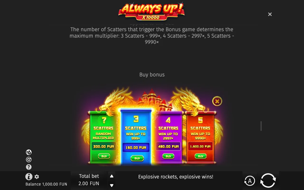 Game rules, page 5 — Always Up! x10000