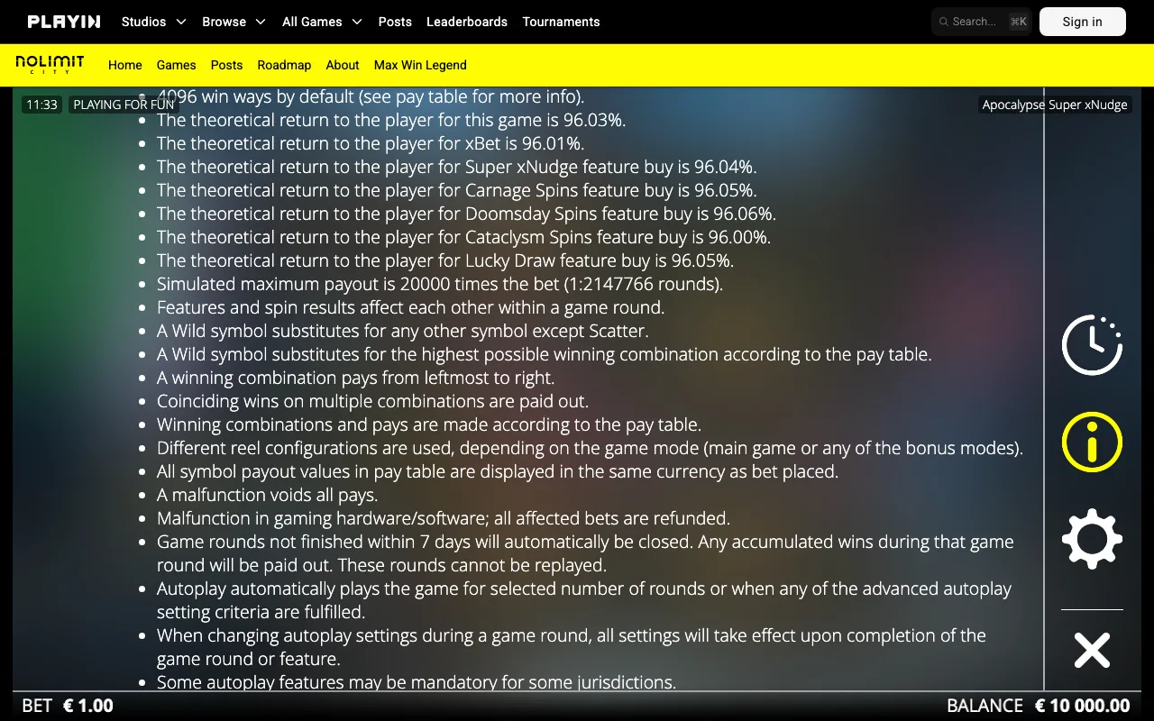 Game rules, page 3 — Apocalypse Super xNudge