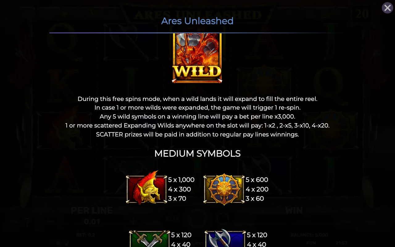 Game rules, page 4 — Ares Unleashed
