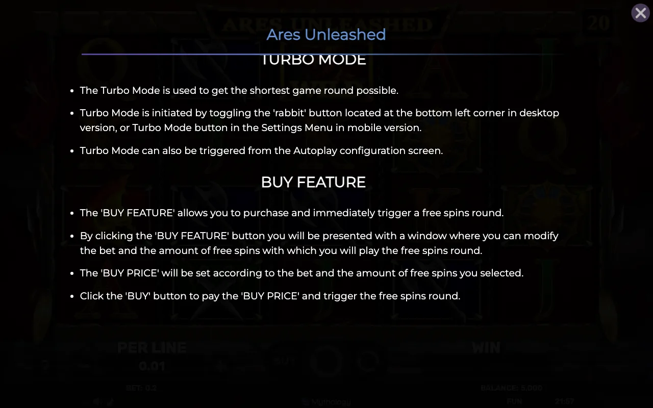 Game rules, page 8 — Ares Unleashed