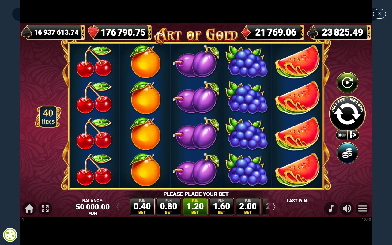 The base game — Art of Gold