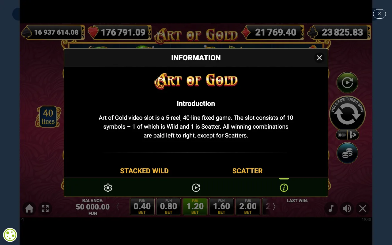 Game rules, page 1 — Art of Gold