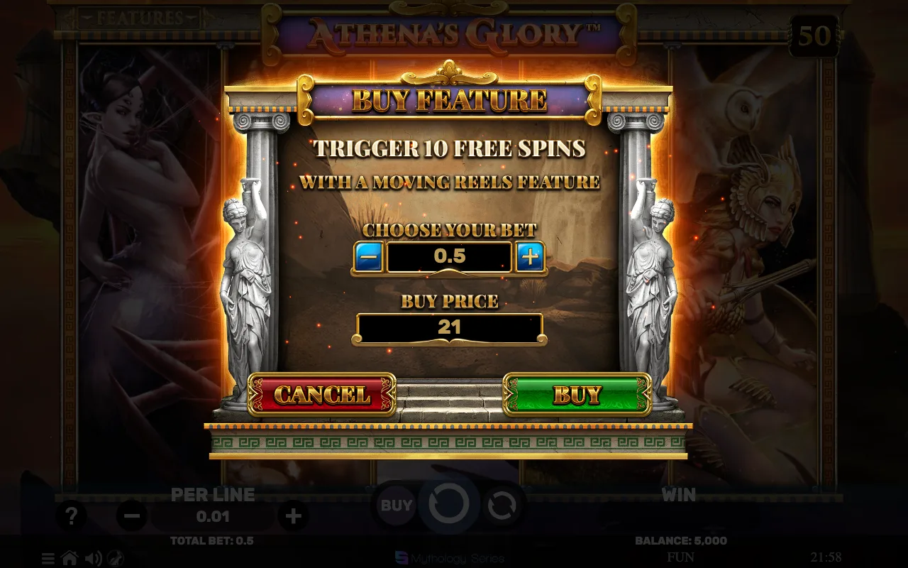 Buying the feature — Athenas Glory