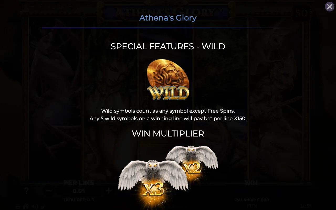 Special features - wild — Athenas Glory