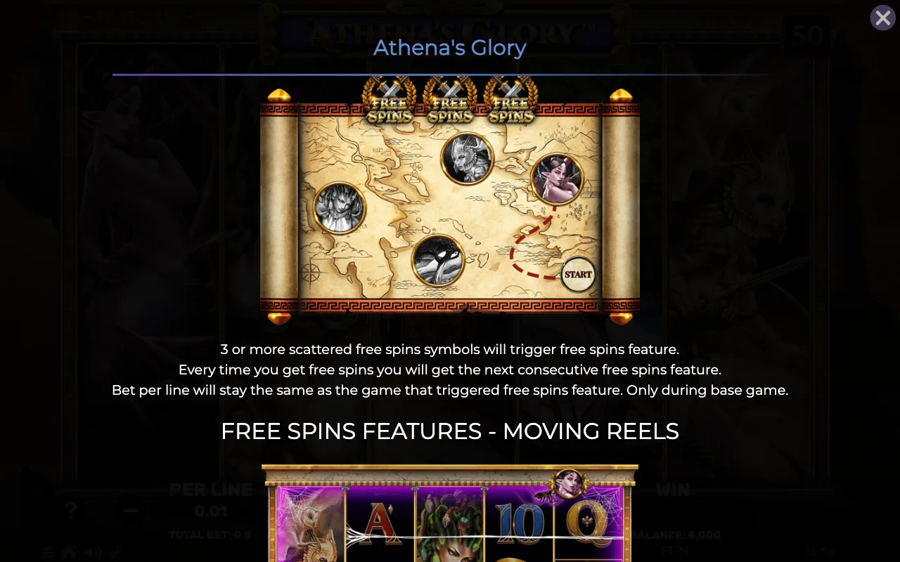 Game rules, page 2 — Athenas Glory