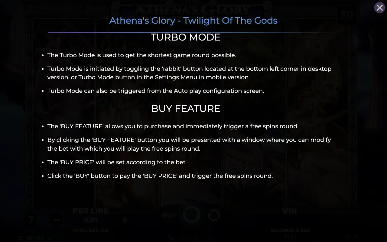 Game rules, page 8 — Athenas Glory Twilight of The Gods
