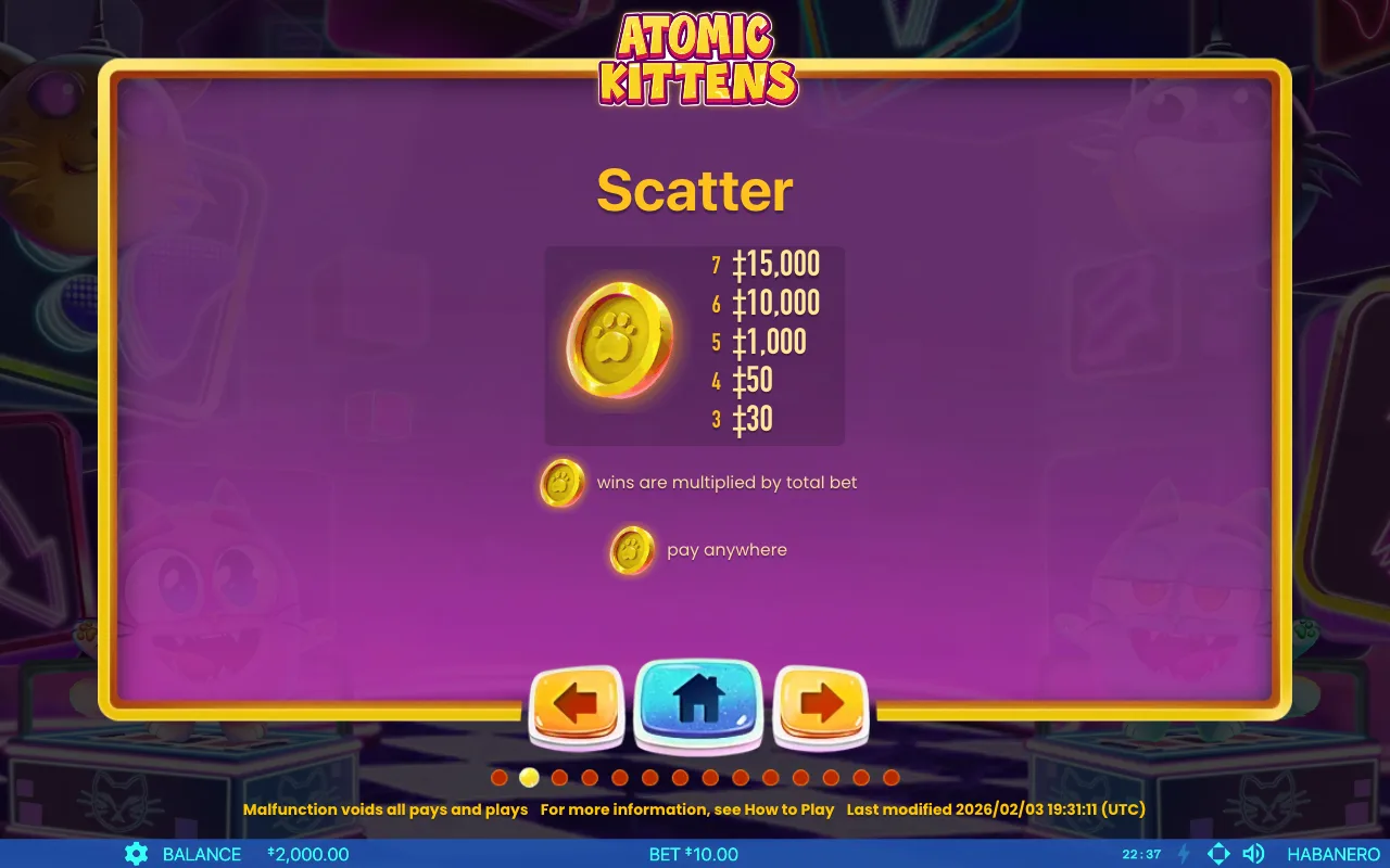 Game rules, page 4 — Atomic Kittens